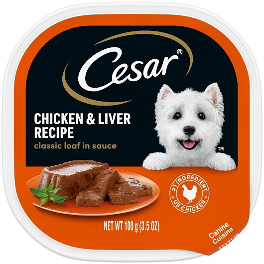 Mars Petcare Cesar Canine Cuisine Dog Food Chicken & Liver in Juices 24 - 3.5 Ounce