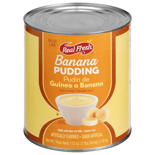 Afp Advanced Food Products Llc. Real Fresh Trans Fat Free Banana Pudding Case 7 Pound Each - 6 Per Case