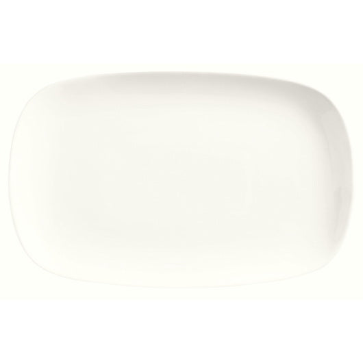 Libbey Dinnerware World Tableware Inc. Chef's Selection Ii Rectangle Coupe Platter 12.5" X 8.25" - Ultra Bright White - 1 Per Case