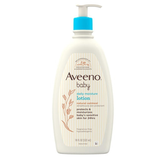 Kenvue Aveeno Baby Moisturizing Lotion 4 - 3 - 18 Fo - 18 Fluid Ounce - 12 Per Case