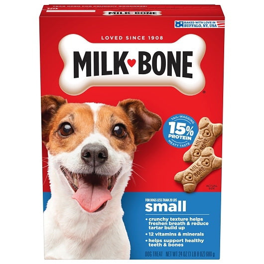 Smuckers PET Milk-bone 24 Ounce Small Original Dog Biscuit 12 Count Case