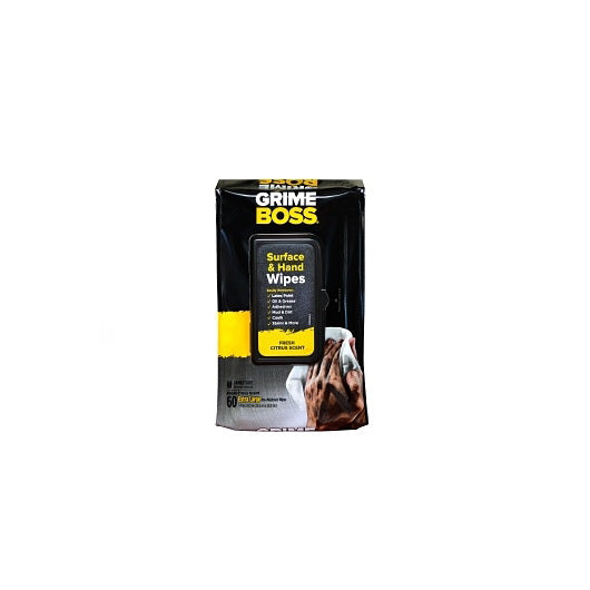 Sani Professional/nice Pak Grime Boss Hand Cleaner Wipe Heavy Duty 8 - 60 Cnt - 60 Count - 8 Per Case