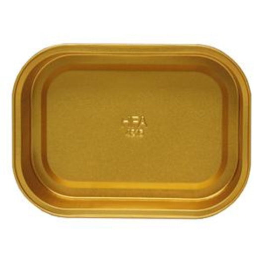Handi-foil Of America Gtg Small Oblong Black-gold W/lid - 1 Per Case