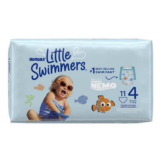 Kimberly Clark Huggies Litl Swimr 1 X Swmpnt Sz 4 11 - 11 Count - 8 Per Case