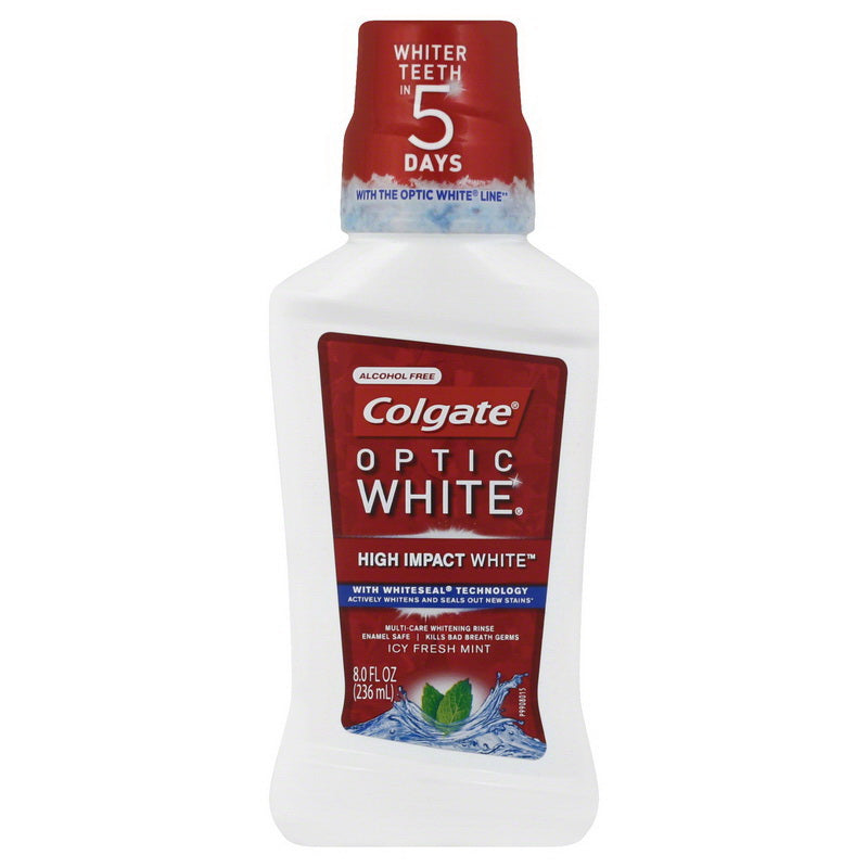 Colgate-palmolive Colgate Mouthwash Optic White 6 - 8 Fo - 8 Fluid Ounce - 6 Per Case