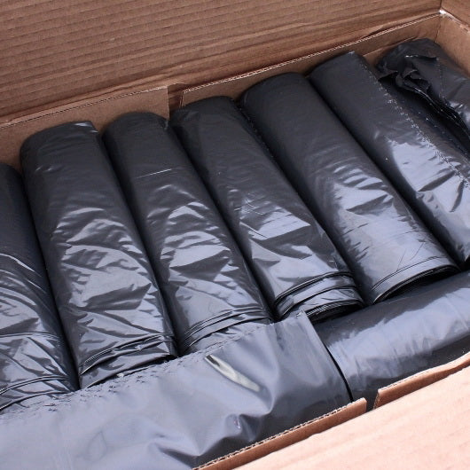 Pitt Plastics/inteplast 38 X 58 1.7 Mil 60 Gallon Black Star Perf Roll 100(10/10 Count - 60 Gallon Bag) No Print