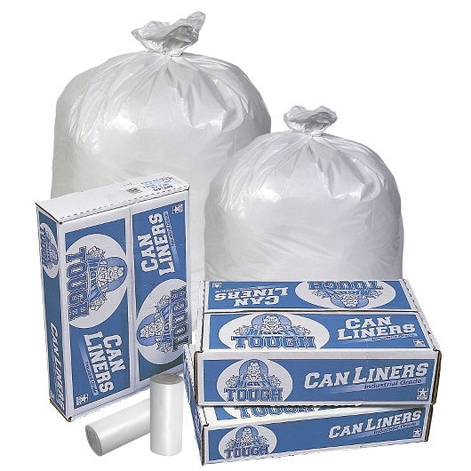 Pitt Plastics/inteplast 40 X 46 .95 Mil 40-45 Gallon White Star Perf Roll 100(10/10 Count - 40-45 Gallon Bag) No Print