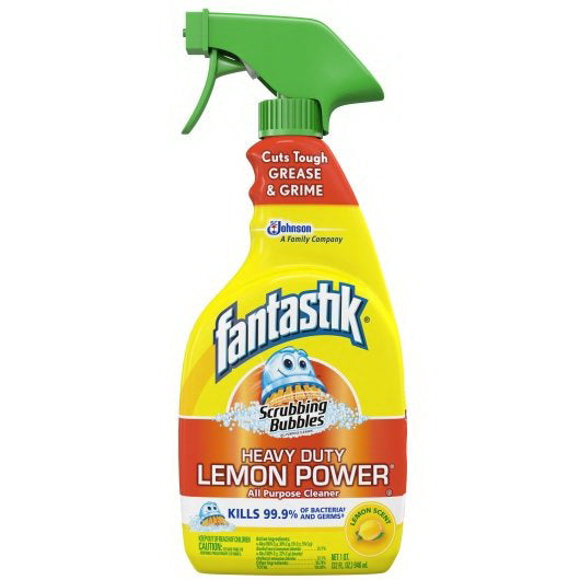 S.c. Johnson Consumer Fantastik Scrubbing Bubbles Lemon 8 - 32 Fo - 32 Fluid Ounce - 8 Per Case