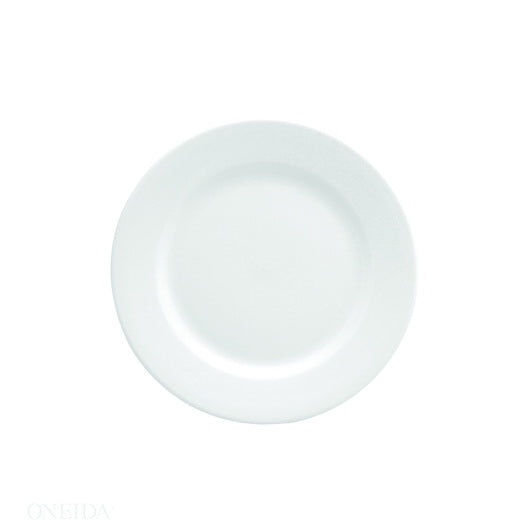 Oneida Buffalo Bright White Rolled Edge 9.75" Plate 1 - 24 Each - 1 Per Case