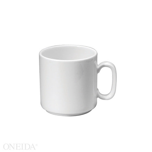 Oneida Buffalo Bright White Stacking Mug 9 Ounce 36-1 Each