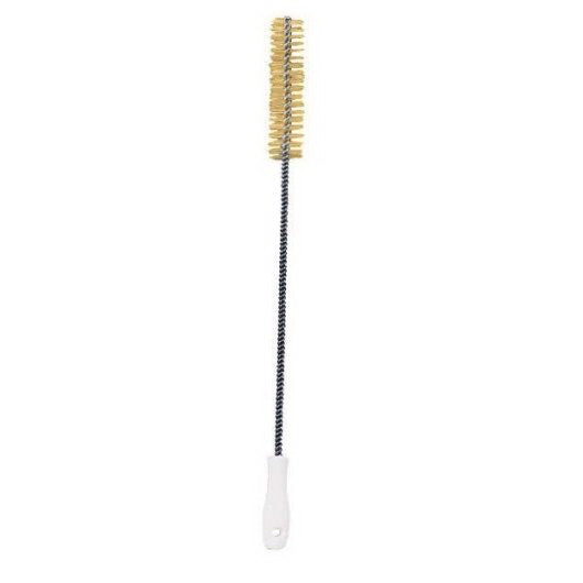 Disco Inc. 28" Natural Tampico Fryer Drain Brush Whiteelastic Handle 2" Bristle Length #9 Gauge Galvanized - 1 Per Case