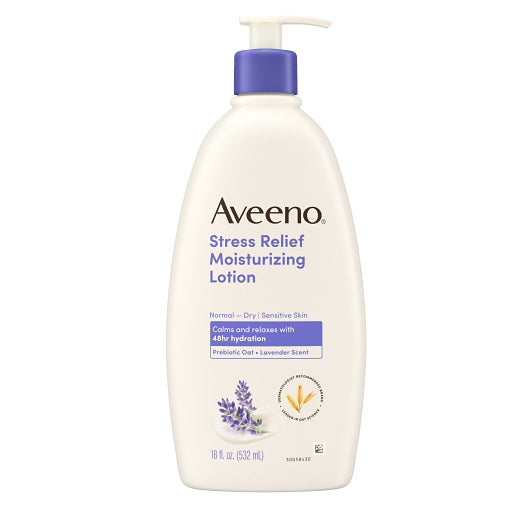Kenvue Aveeno Stress Relief Lotion 4 - 3 - 18 Fo - 18 Fluid Ounce - 12 Per Case
