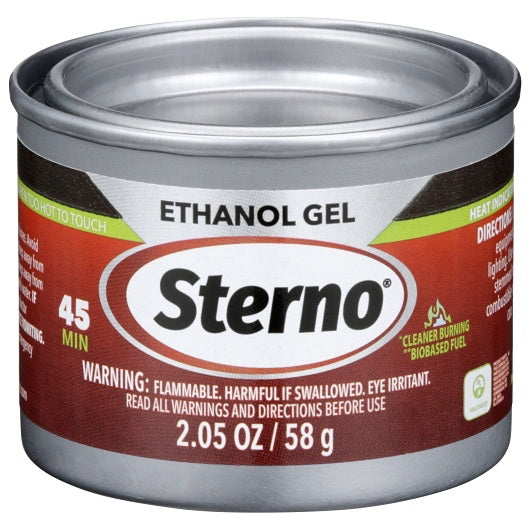 Sterno Products 45 Minute Sterno Ethanol Gel - 2.05 Ounce - 144 Per Case