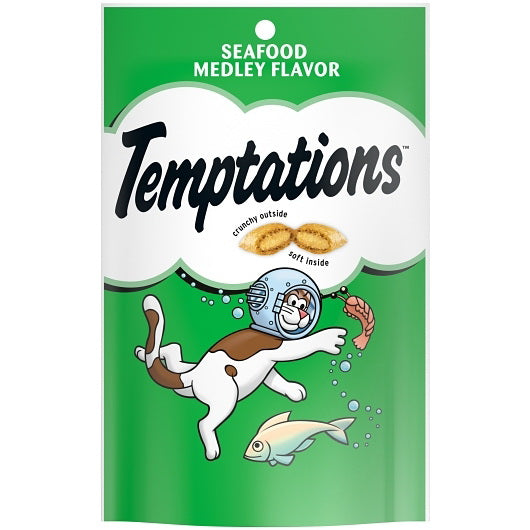 Mars Petcare Temptations Whiskas Cat Treats Seafood Medley 12 - 3 Ounce