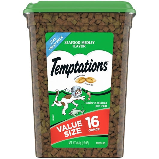 Mars Petcare Whiskas Temptations Seafood Medley Value Pack 4 - 16 Ounce