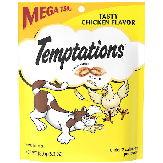 Mars Petcare Whiskas Temptations Tasty Chicken Flavor Mega Bag 10 - 6.3 Ounce