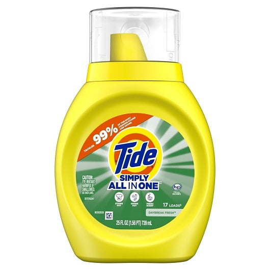 P&g Retail Tide Simply Clean & Fresh High Efficiency Liquid Detergent 6 - 25 Fo - 25 Fluid Ounce - 6 Per Case