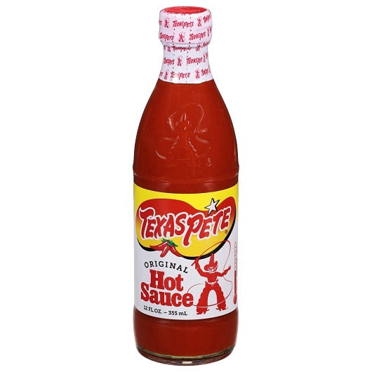 T.w. Garner Food Company 1/30 12 Fluid Ounce Texas Pete Hot Sauce Display Shipper