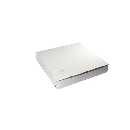 Boxit 12 Inch X 12 Inch X 2 Inch White One Piece Cornerlock Pizza Box 1 - 100 - 1 Each - 100 Per Case