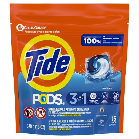 P&g Retail Tide Original Laundry Detergent Liquid Pod 6 - 16 Cnt - 16 Count - 6 Per Case