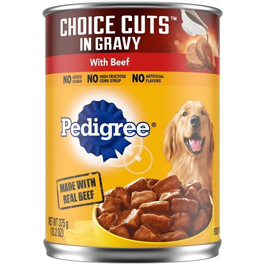 Mars Petcare Pedigree Choice Cuts in Gravy with Beef 12 - 13.2 Ounce
