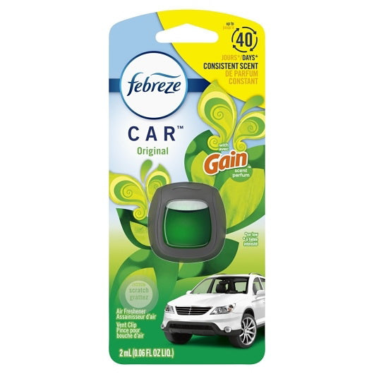 P&g Retail Febreze Air Freshener Car Vent Gain Scent 8- 0.06 Fo - 0.06 Fluid Ounce - 8 Per Case