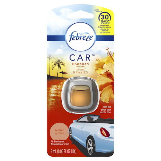 P&g Retail Febreze Hawaiian Aloha Car Air Fres - 8 Per Case
