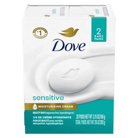 Unilever Retail - Dove Soap Bar Sensitive Skin 12 7.5 Ounce