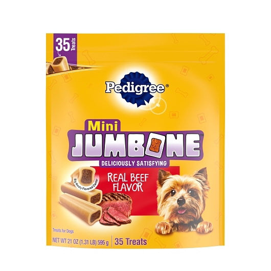 Mars Petcare Pedigree Jumbone Mini Beef Dog Treats 4 - 21 Ounce