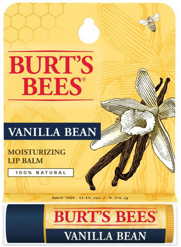 Burt's Bees Lip Balm Vanilla Bean Blister 48/0.15 Ounce