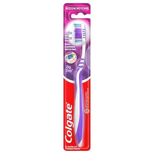 Colgate-palmolive Colgate Adult Medium Bristle Zig Zag Flex Toothbrush 12 - 6 - 1 Each - 72 Per Case