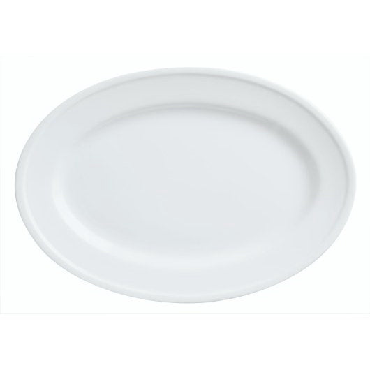 Libbey Dinnerware Libbey Empire Oval Platter 13.5" X 9.5" - Alpine White 1 - 12 Each - 1 Per Case