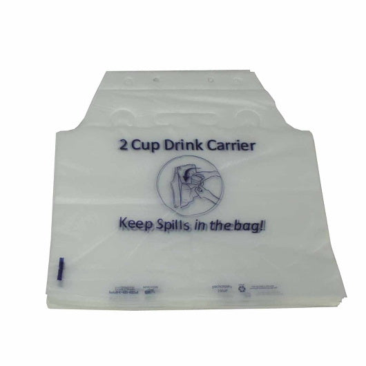 Revolution Consumer Solutions Pak-sher 12.5 Inch X 11.5 Inch X 2.5 Inch Drink Carrier Bag 1 - 1000 Each - 1 Per Case