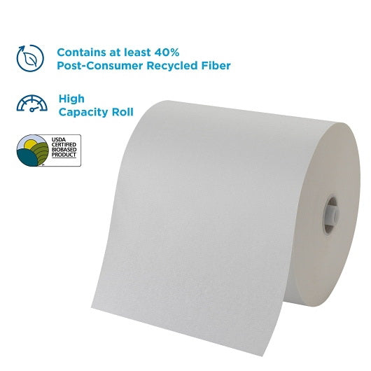 Georgia Pacific Commercial Pacific Blue Ultra(r) 8 High-capacity Recycled Paper Towel Rolls By Gp Pro (georgia-pacific) White - 1 Count - 6 Per Case