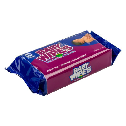 Amercare Royal Baby Wipe Unscented Refill Pkd 12/80 - 12 Per Case