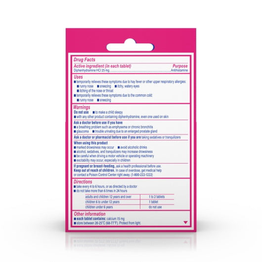 Kenvue Bena Adult Allergy Go Pack 12 - 6 - 8 Cnt - 8 Count - 72 Per Case