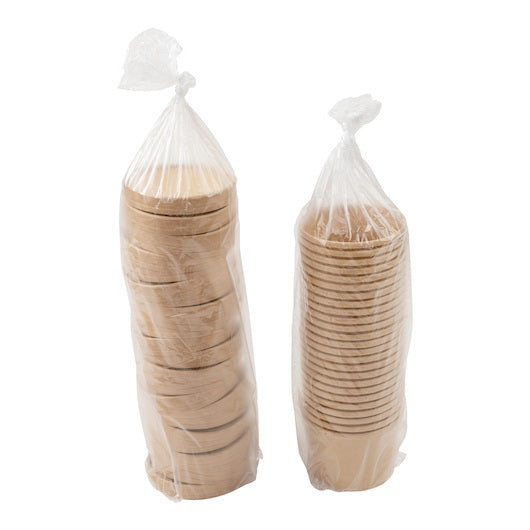Amercare Royal 16 Ounce Kraft Paper Food Container and Lid Combo