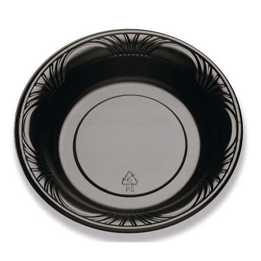 D & W Fine Pack 7.9" Round Black Pearl Ps Bowl 16 Ounce