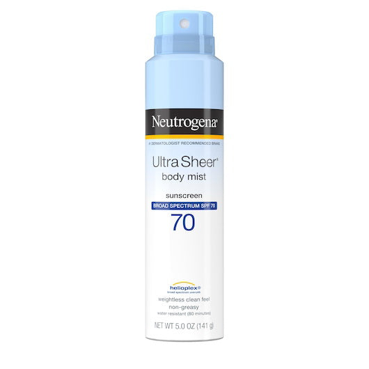 Kenvue Neutrogena Ultra Sheer Spf 70 Spray 4 - 3 - 5 Ounce