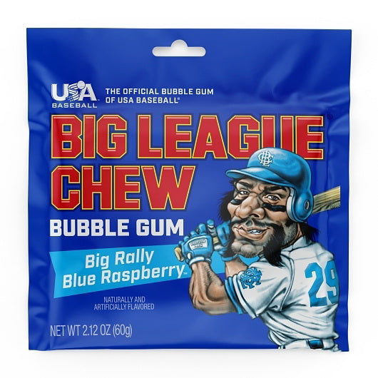 Ford Gum Big Rally Blue Raspberry When Your Team Isdown in The Late Innings A Big Rally Is Your 2.1200 Ounce