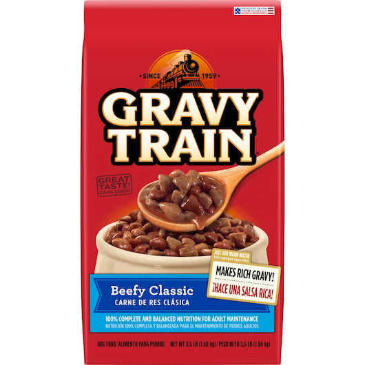 Post Consumer Brands PET Gravy Train Beefy Classic 4 - 56 Ounce