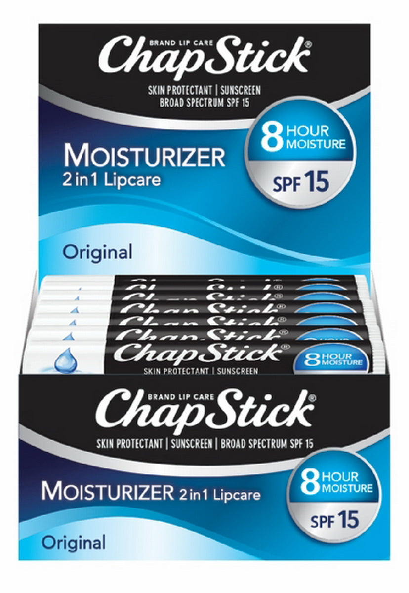 Suave Brands Chapstick Lip Moist Refill 12 Count 12 - 12- 1.8 Ounce