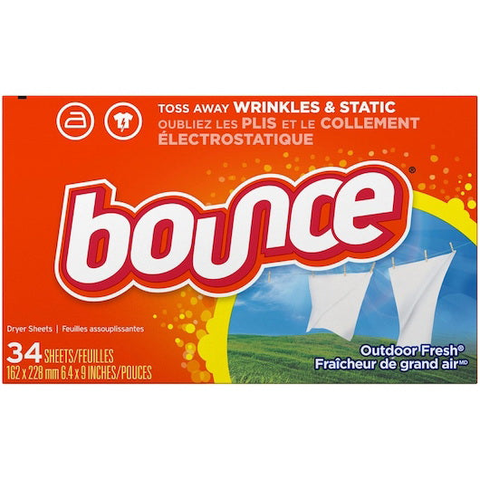 P&g Retail Bounce Sheet Outdoor Fresh 12 - 34 Cnt - 34 Count - 12 Per Case