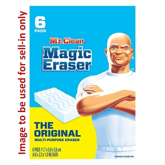 Procter & Gamble Professional Mr. Clean Magic Eraser Original 6 - 6 Cnt - 6 Count - 6 Per Case
