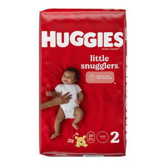 Kimberly Clark Huggies Litl Snuglr Jmbopk Diaper Sz 2 29 - 29 Count - 4 Per Case