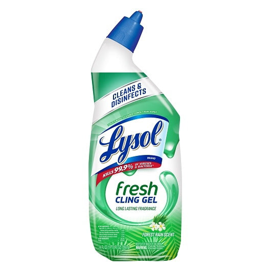 Reckitt Hygiene & Home Lysol(r) Toilet Bowl Cleaner - Cling & Freshforest Rain Scent(r) 9/24 Ounce