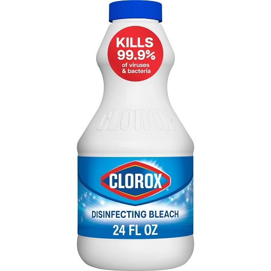 Clorox Prof. Prod. Cleaning Clorox Disinfecting Bleach 12 - 24 Fo - 24 Fluid Ounce - 12 Per Case