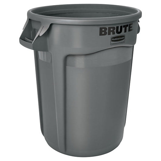 Rubbermaid Commercial Products Brute Container 32 Gray 6 - 1 Each - 6 Per Case