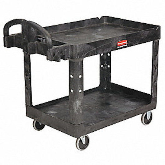 Rubbermaid Commercial Products Heavy Duty Utility Cart Medium Black 1 - 1 Cnt - 1 Count - 1 Per Case