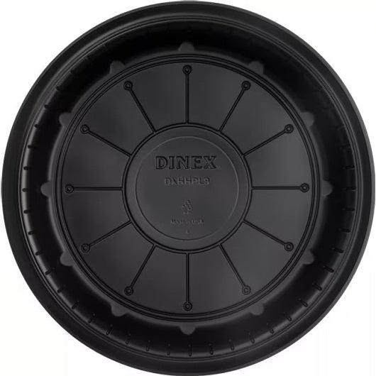 Dinex 9 Inch High Heat Disposable Black Plate 1-500 Count